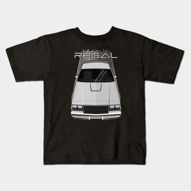 Buick Regal 1981-1987 - silver Kids T-Shirt by V8social